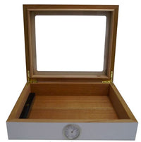 White cigar humidor