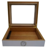 White cigar humidor