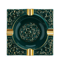 Green Cigar Ashtray