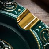 Green Cigar Ashtray